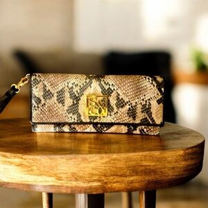 Style & Co. Snake Print Clutch/Wristlet Wallet